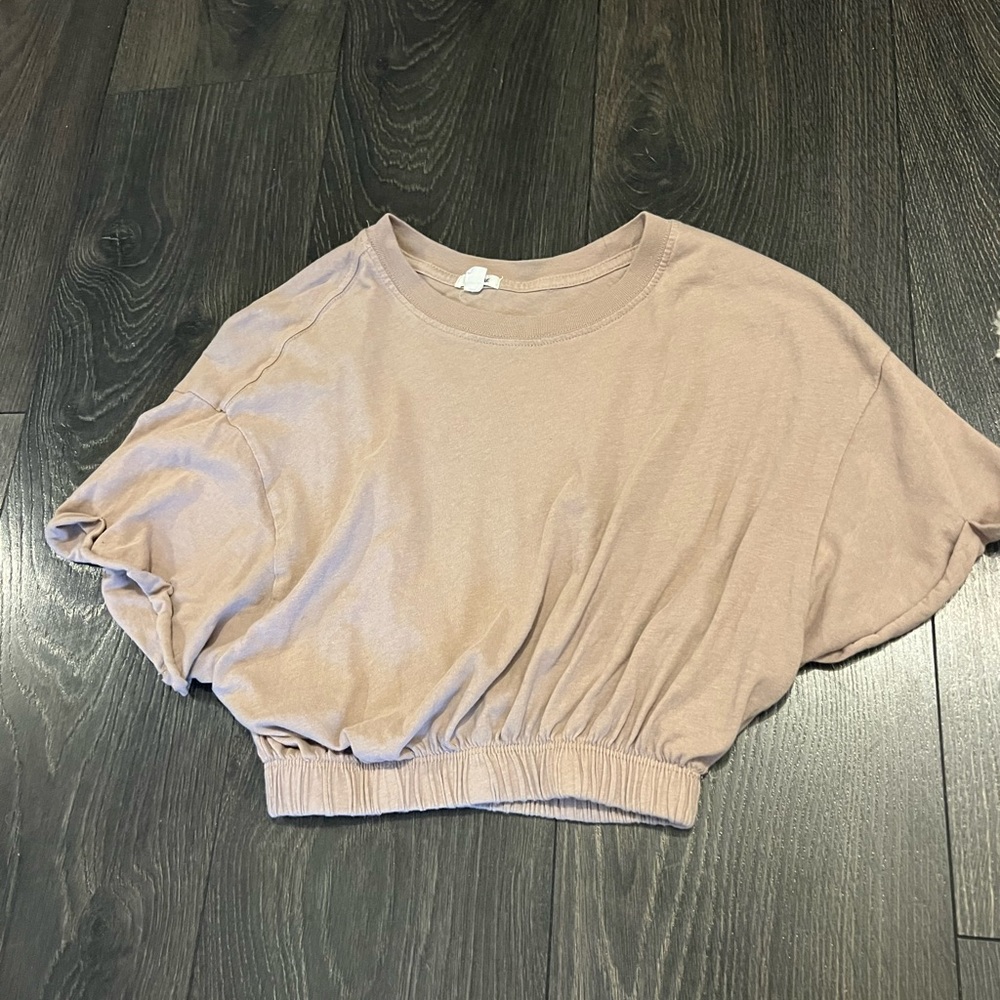 Garage Beige Scrunch Tshirt